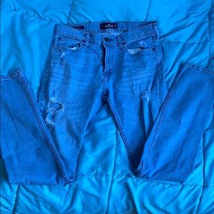 Ripped Hollister Slim Jean